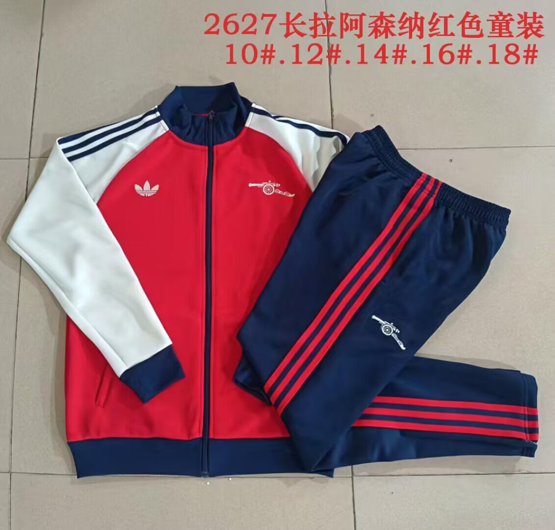 Kids Arsenal 26/27 Tracksuit - Red/White